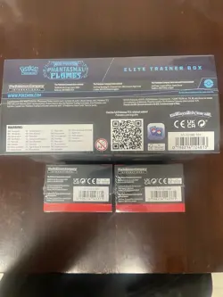 Pokemon Mega Evolution Phantasmal Flames ETB and 2x Booster Bundle - Image 3