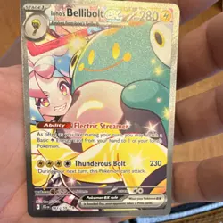 Pokemon Iono's Bellibolt EX Sv09 Journey Together 183/159 Holo Special Illustra… - Image 1