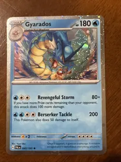 Pokemon SV02: Paldea Evolved #043/193 Gyarados Cosmos Holo Rare NM LP - Image 1