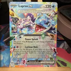 Lapras ex 032/142 Stellar Crown Double Rare Holo Pokemon TCG MINT - Image 1