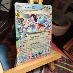 Lapras ex 032/142 Stellar Crown Double Rare Holo Pokemon TCG MINT - Image 2