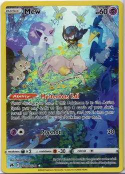 MEW 2023 POKEMON TCG CROWN ZENITH GALARIAN GALLERY #GG10/GG70! - Image 1