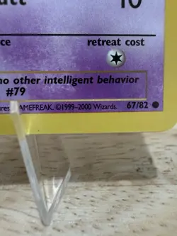 Pokemon Slowpoke 1st Edition Team Rocket 67/82 1999-2000 Wizards - Image 2