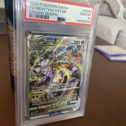 Pokemon Mewtwo VSTAR GG44 Crown Zenith PSA 10 GEM MINT - Image 3