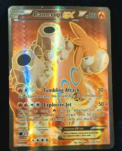 ** Camerupt EX 146/160 XY Primal Clash NM Pokemon NEVER PLAYED * NEW *MINT - Image 1