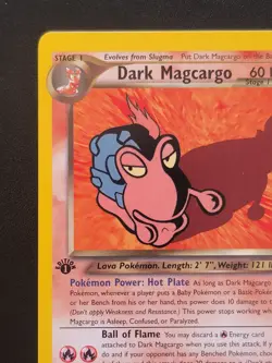 Dark Magcargo 1st Edition 18/105 Neo Destiny Pokemon - Image 2