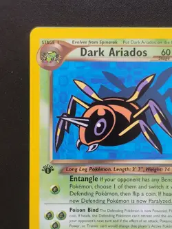 Dark Ariados 017/105 Pokemon Neo Destiny 1st Edition NM - Image 2