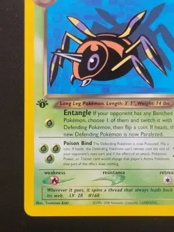 Dark Ariados 017/105 Pokemon Neo Destiny 1st Edition NM - Image 5