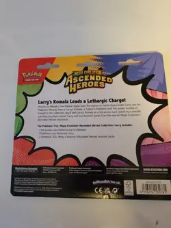Pokemon Mega Evolution Ascended Heroes 2pack Larry's Komala SEALED - Image 3