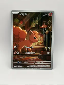 Vulpix 138/132 Illustration Rare Pokemon TCG ME01 Mega Evolution NM Full Art - Image 1