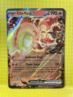 Pokemon TCG Chi-Yu EX Scarlet & Violet Paldea Evolved 040/193 Holo Double Rare - Image 1