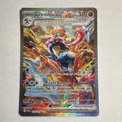 Pokemon Greninja EX Special Illustration Rare Holo 214/167 Twilight Masquerade … - Image 1