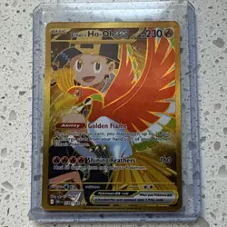 Pokemon TCG Ethan's Ho-Oh EX Hyper Rare Holo Sv10 Destined Rivals 239/182 Engli… - Image 1