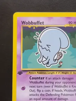 Pokemon Vintage Non-Holo Rare 1st Edition Wobbuffet Neo Discovery 35/75 WotC - Image 2