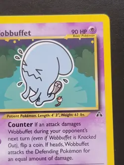 Pokemon Vintage Non-Holo Rare 1st Edition Wobbuffet Neo Discovery 35/75 WotC - Image 3