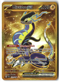 Miraidon ex ⭐ 253/198 Holo Hyper Rare Scarlet & Violet 2023 Pokemon NM - Image 1