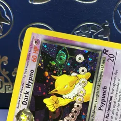2000 Pokemon Team Rocket Dark Hypno Holo #9/82 Near Mint NM With Swirl! - Image 3