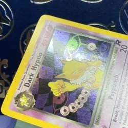 2000 Pokemon Team Rocket Dark Hypno Holo #9/82 Near Mint NM With Swirl! - Image 5