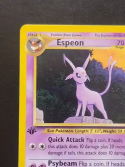 Pokemon TCG Espeon Neo Discovery 20/75 Rare 1st Edition - Image 2