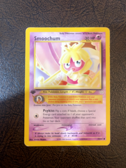 Smoochum 54/64 1st Ed Neo Revelation MP Pokemon Fast Ship - Image 1
