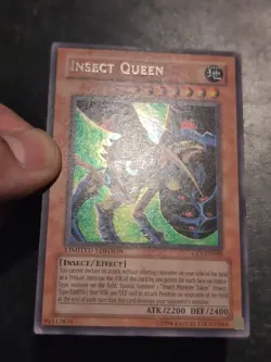 Yu-Gi-OH! SECRET RARE CARD INSECT QUEEN CT1-EN005 VLP - Image 2