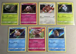 Pokemon Detective Pikachu Holo Lot of 7 Cards Bulbasaur,Jigglypuff & More All LP - Image 1