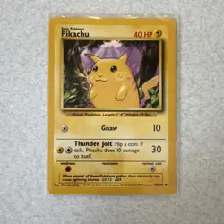 Pokemon Pikachu Base Set Common 40 HP 58/102 Wizards 1999 Pokemon TCG Card - Image 1