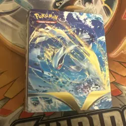 Pokemon TCG Mini Portfolio Binder Silver Tempest NO CARDS Holds 60 - Image 1