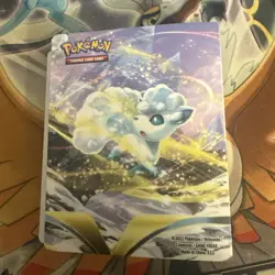 Pokemon TCG Mini Portfolio Binder Silver Tempest NO CARDS Holds 60 - Image 2