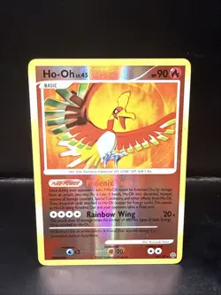 Pokemon TCG Ho-Oh Secret Wonders 10/132 Reverse Holo Holo Rare Card 2007 Edition - Image 1