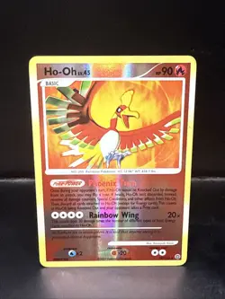 Pokemon TCG Ho-Oh Secret Wonders 10/132 Reverse Holo Holo Rare Card 2007 Edition - Image 2