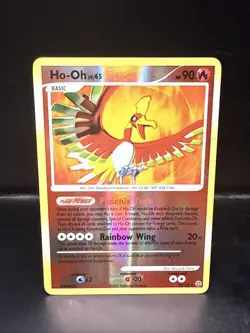 Pokemon TCG Ho-Oh Secret Wonders 10/132 Reverse Holo Holo Rare Card 2007 Edition - Image 3