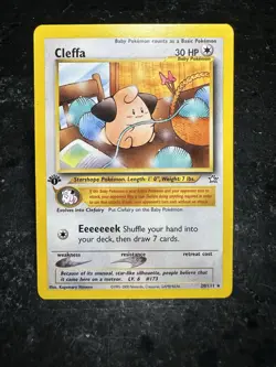 Cleffa Neo Genesis 1st Edition Regular Card 20/111 - Image 1