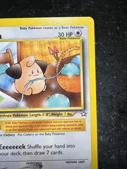 Cleffa Neo Genesis 1st Edition Regular Card 20/111 - Image 3