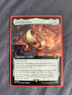 MTG The One Ring Extended Borderless Art #380 Lord of the Rings Non-Foil NM - Image 1