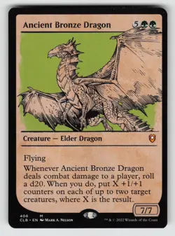 Ancient Bronze Dragon (Showcase) *Non-Foil* CLB 406 NM - Image 1