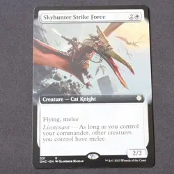 Skyhunter Strike Force Ext Art 31 MTG Cmdr: Phyrexia: All Will Be One ONC NM - Image 1