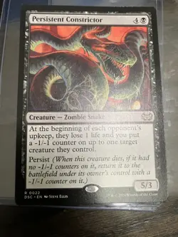 Persistent Constrictor - NM - MTG - Commander: Duskmourn: House of Horror - Image 3