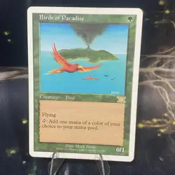 Magic the Gathering - Birds of Paradise - 7th Edition - LP - 217/350 - mtg - Image 1