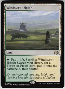 MTG Windswept Heath Normal NM Modern Horizons 3 Magic 235 - Image 1