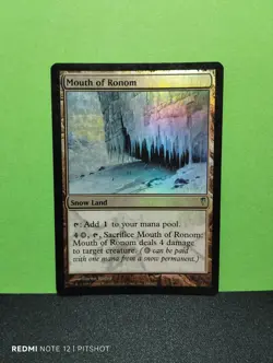 FOIL Mouth of Ronom / Mundung des Ronomgletschers - MTG Magic - Image 1