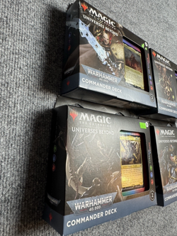 Magic the Gathering MTG Warhammer 40k Commander Deck Set of 4 Factory Sealed NEW - Image 3