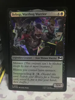 Bebop, Warthog Warrior (Foil) 0059 - TMT Teenage Mutant Ninja Turtles TMNT - MTG - Image 1