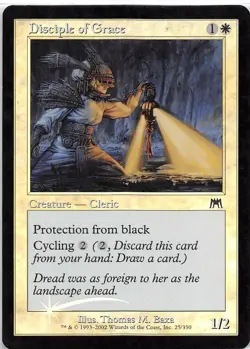 Disciple of Grace *FOIL Common* Magic MtG x1 Onslaught MP - Image 1
