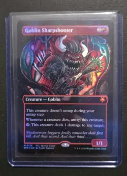 Goblin Sharpshooter ** FOIL BORDERLESS ** Eclipsed NM MTG - Image 1