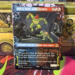 Don and Raph Hard Science Showcase 243 Teenage Mutant Ninja Turtles Foil Show... - Image 1