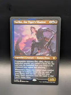 MTG - Yuriko, the Tiger's Shadow - FOIL ETCHED - Legendary Creature - CMM #597 - Image 1