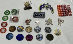 Pokemon TCG Accessory Lot Coins Dice Pins Figures Mixed Lot - Image 1