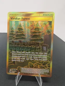 Viridian Forest 256/236 Gold Secret Rare | Cosmic Eclipse | Pokemon NM - Image 1