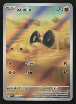 Sandile #216/198 SV01: Scarlet & Violet Base Set Pokemon (1A) - Image 1